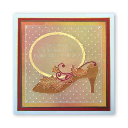 Faith Filigree Swirls A6 Groovi Plate