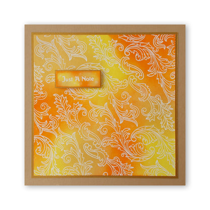 Faith Filigree Swirls A6 Groovi Plate