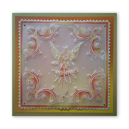 Beauty Filigree Swirls A6 Groovi Plate