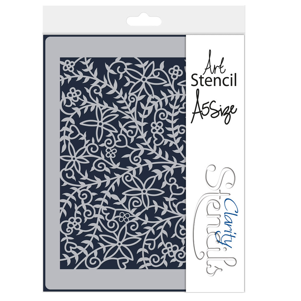 Floral Forest A5 Stencil
