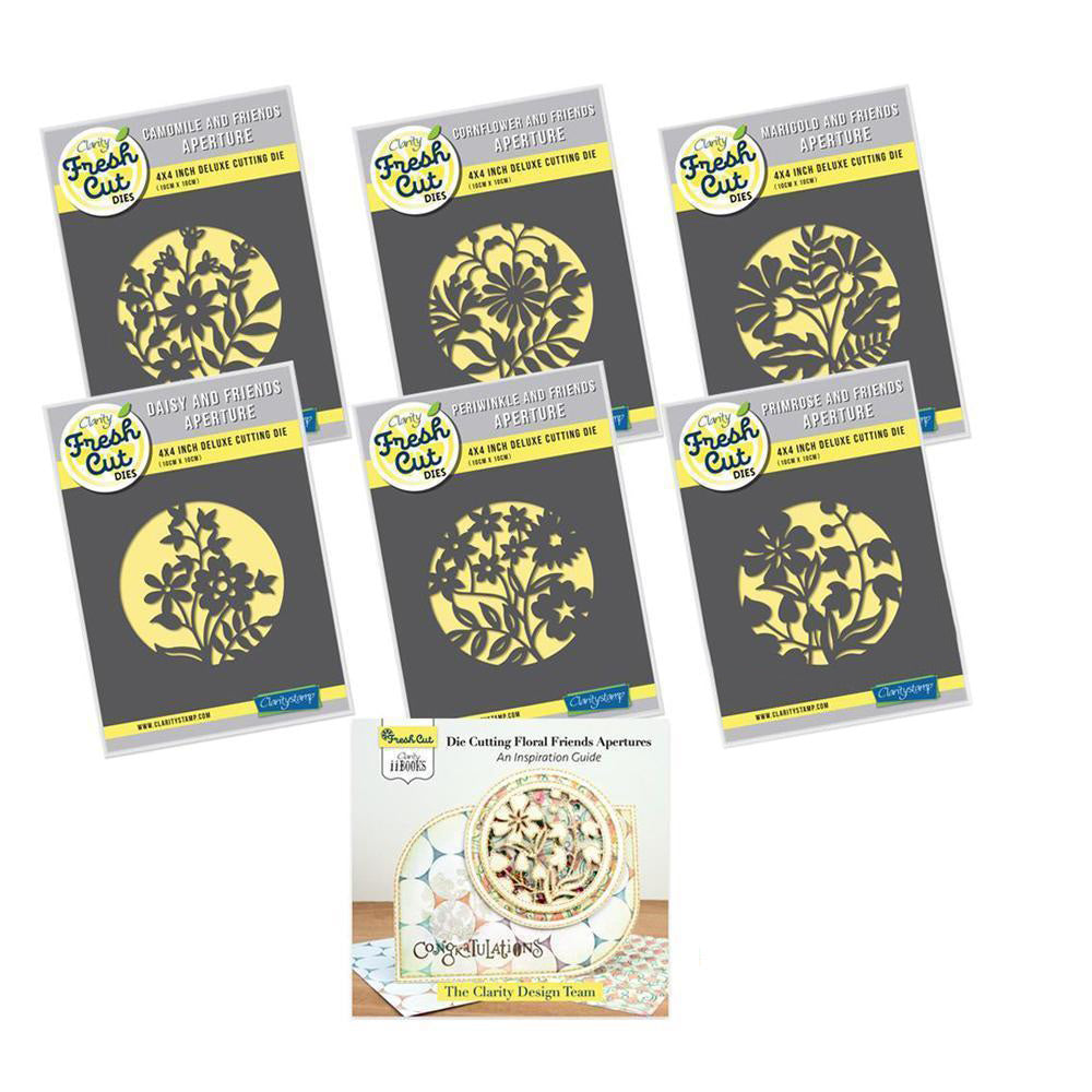 Floral Friends Aperture Collection Clarity Fresh Cut Dies + ii Book