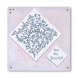 Floral Flourish & Forest Frameless 4 x 4 Inch Petite Stencil Set