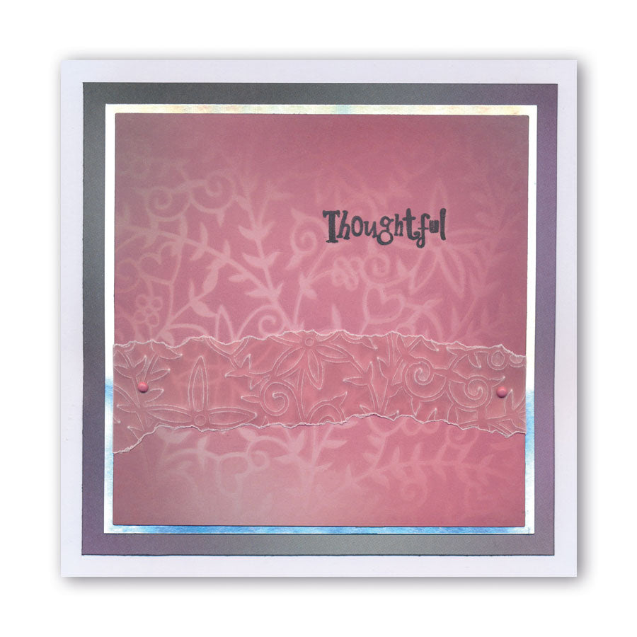 Floral Forest A5 Frameless Stencil