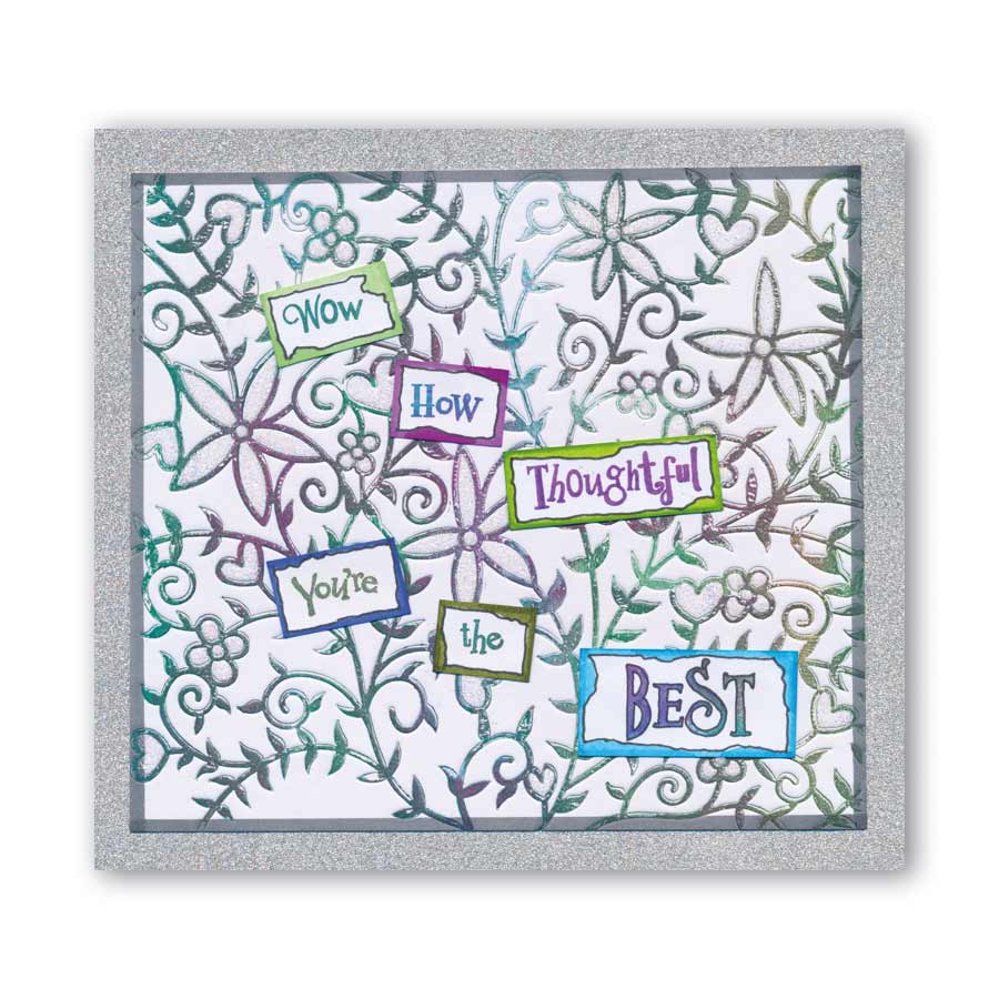 Floral Forest A5 Frameless Stencil