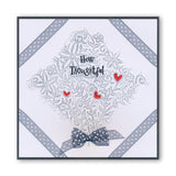 Floral Flourish & Forest Frameless 4 x 4 Inch Petite Stencil Set