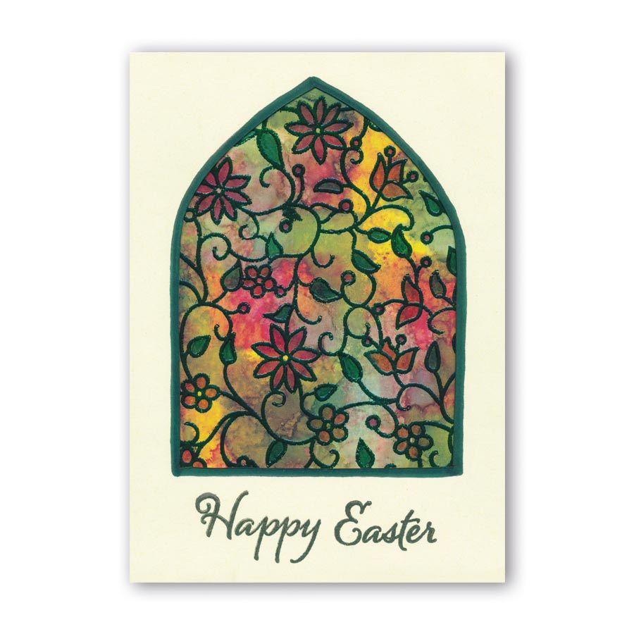 Floral Flourish 7" x 7" Frameless Stencil