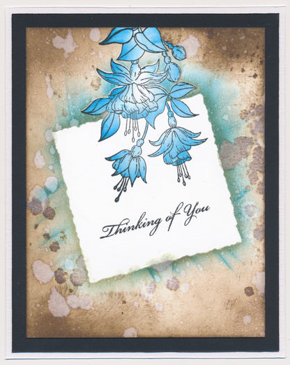 Linda's Fuchsia A6 Stamp & Mask Set