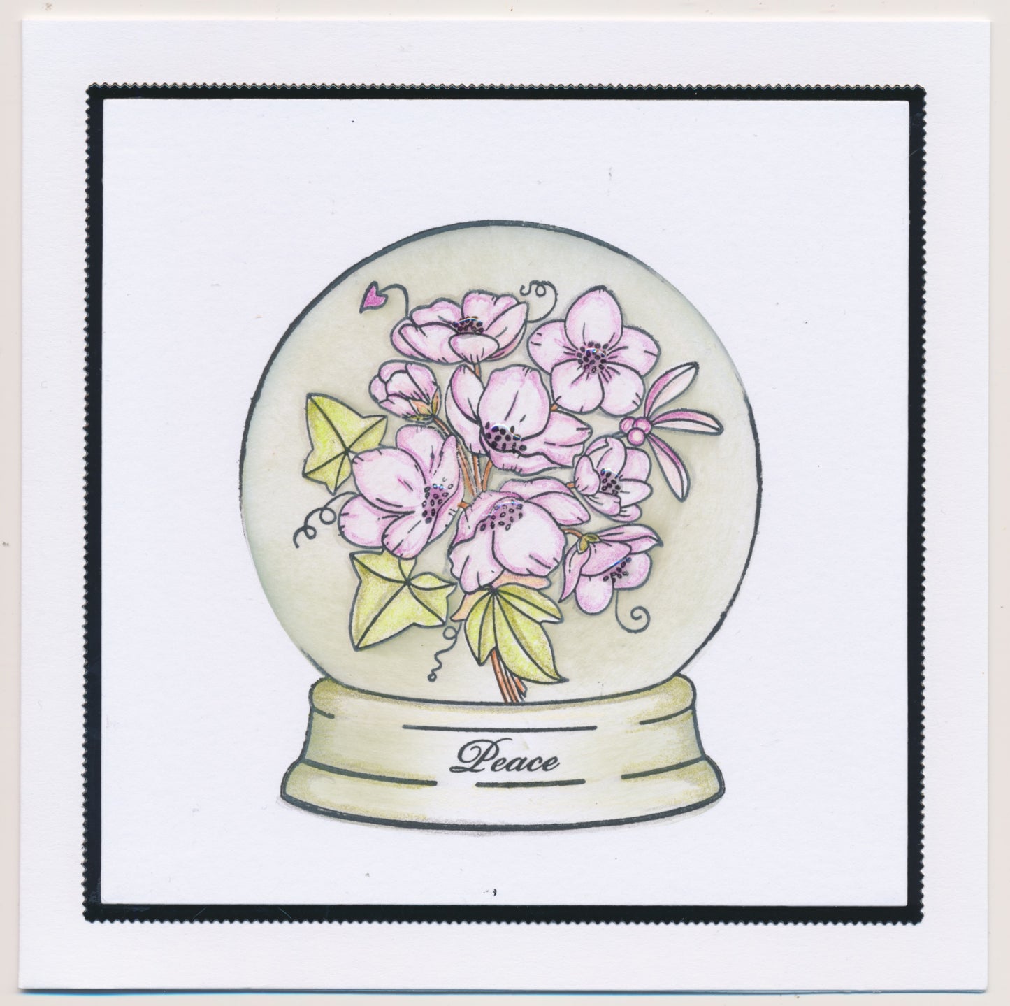 Linda's Christmas Rose A6 Stamp & Mask Set