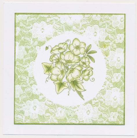 Linda's Christmas Rose A6 Stamp & Mask Set