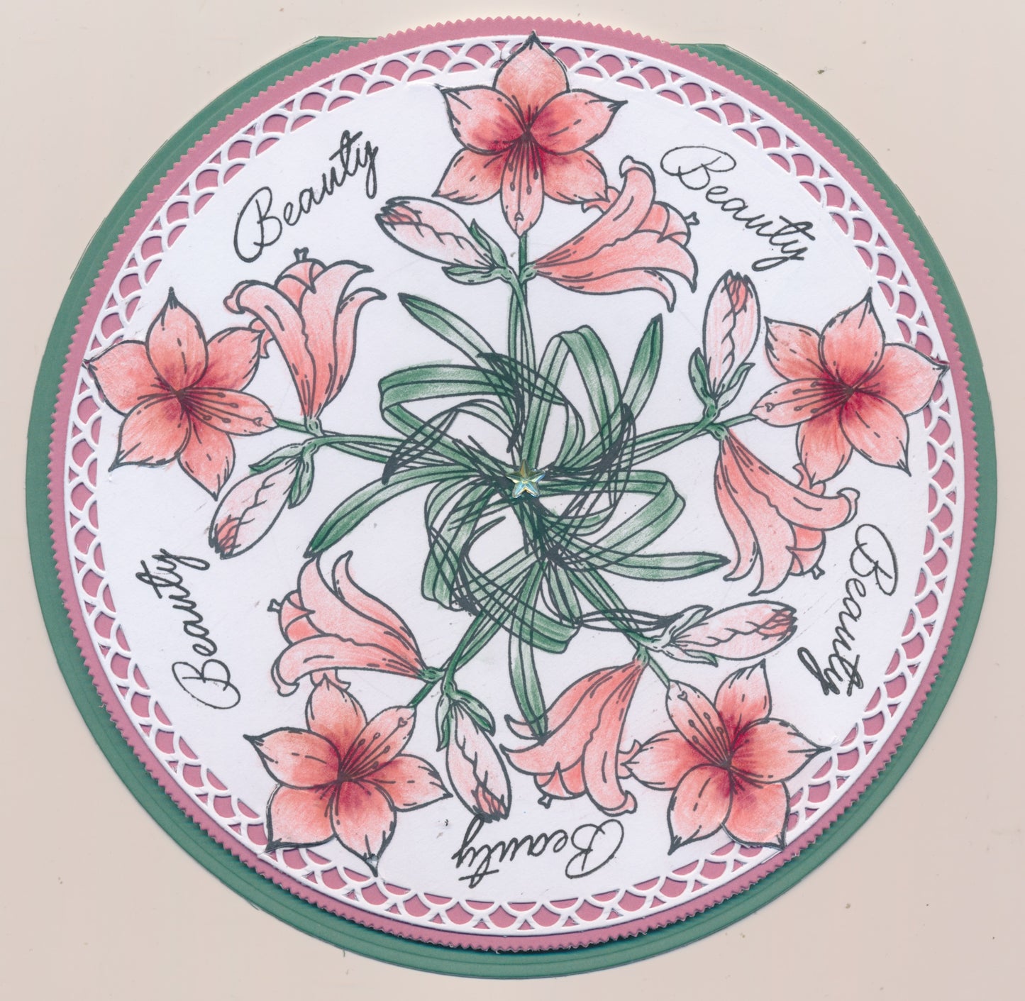 Linda's Amaryllis A6 Stamp & Mask Set