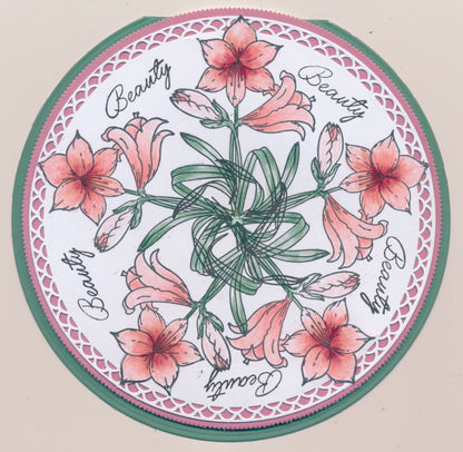 Linda's Amaryllis A6 Stamp & Mask Set