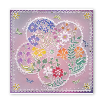 Daisy & Friends Round A6 Square Groovi Baby Plate