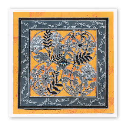 Camomile & Friends Round A6 Square Groovi Baby Plate