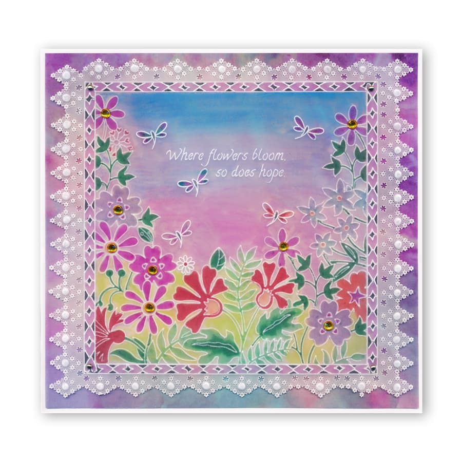 Daisy & Friends Round A6 Square Groovi Baby Plate