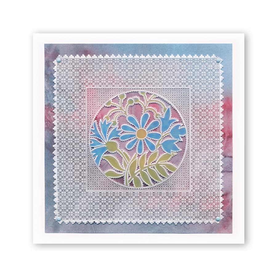 Floral Friends Rounds Collection A6 Square Groovi Baby Plate Set