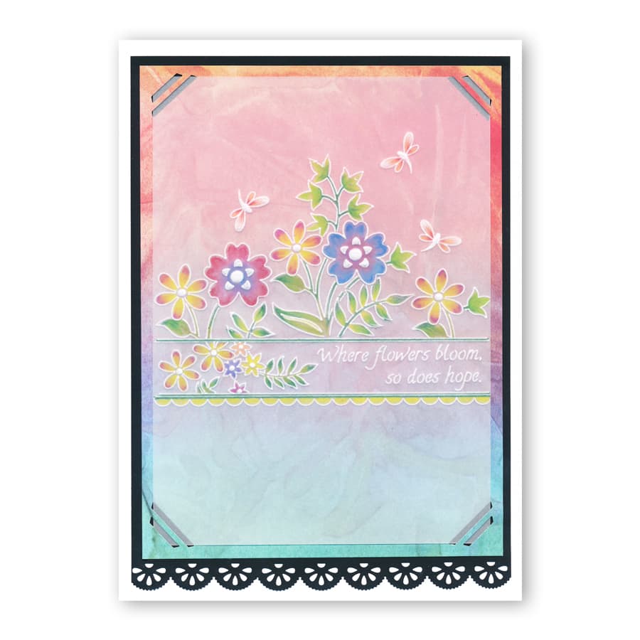 Floral Friends Rounds Collection A6 Square Groovi Baby Plate Set