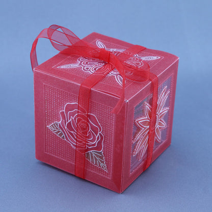 Floral Squares - Daisy Groovi Border Plate