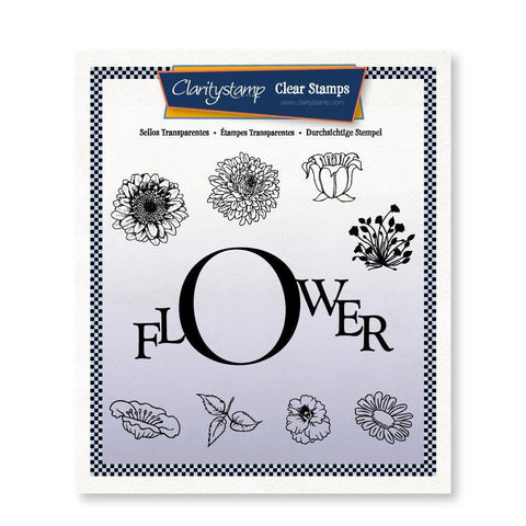 Flower Framer A5 Square Stamp & Mask Set