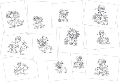 Poppets Postcards - Flower