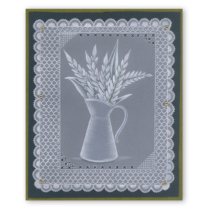 Flowers & Vases A6 Square Groovi Baby Plate Set