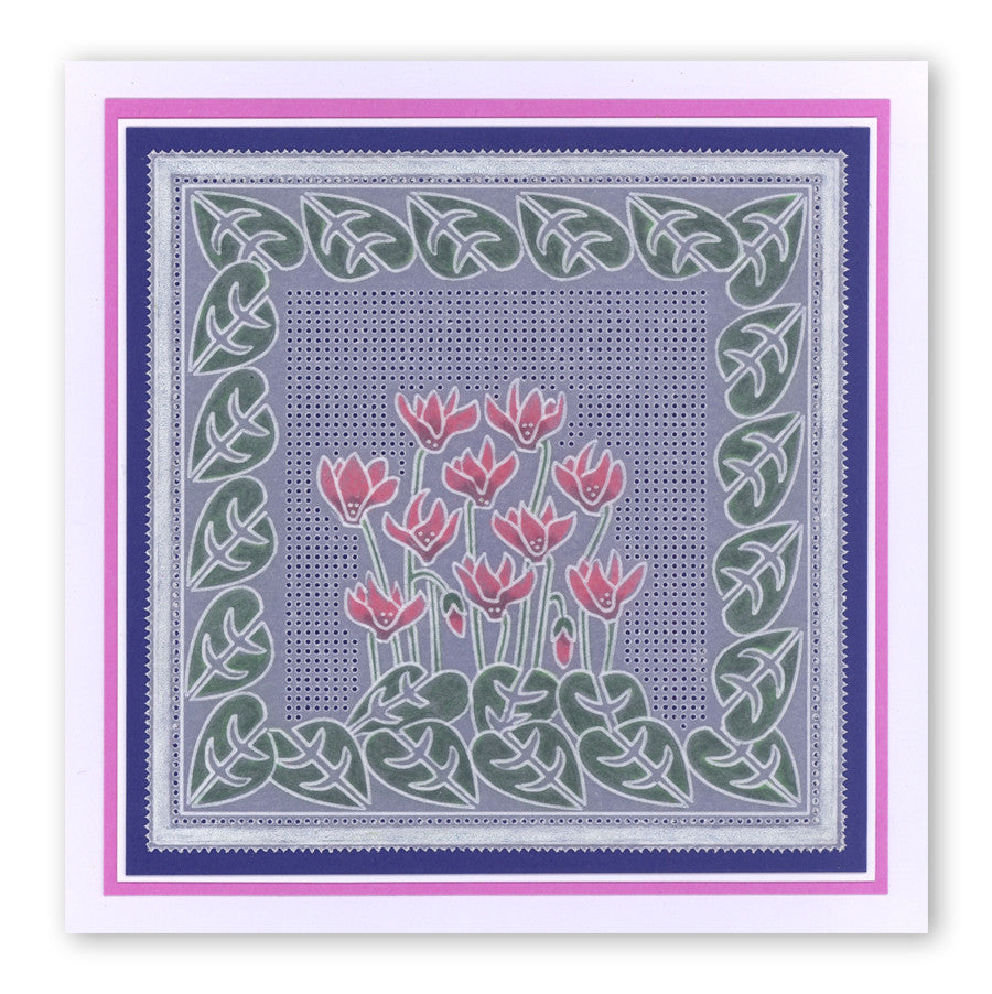 Flowers & Vases A6 Square Groovi Baby Plate Set