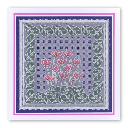 Flowers & Vases A6 Square Groovi Baby Plate Set