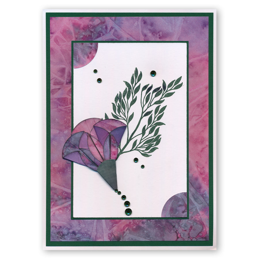 Flutterby Carpe Diem A5 Square Stamp Set