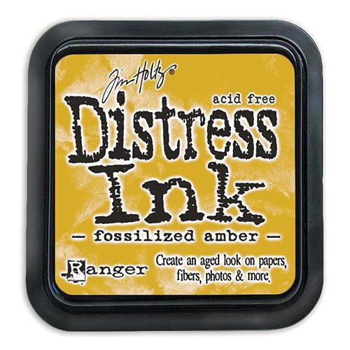 Distress Ink Pad - Fossilized Amber