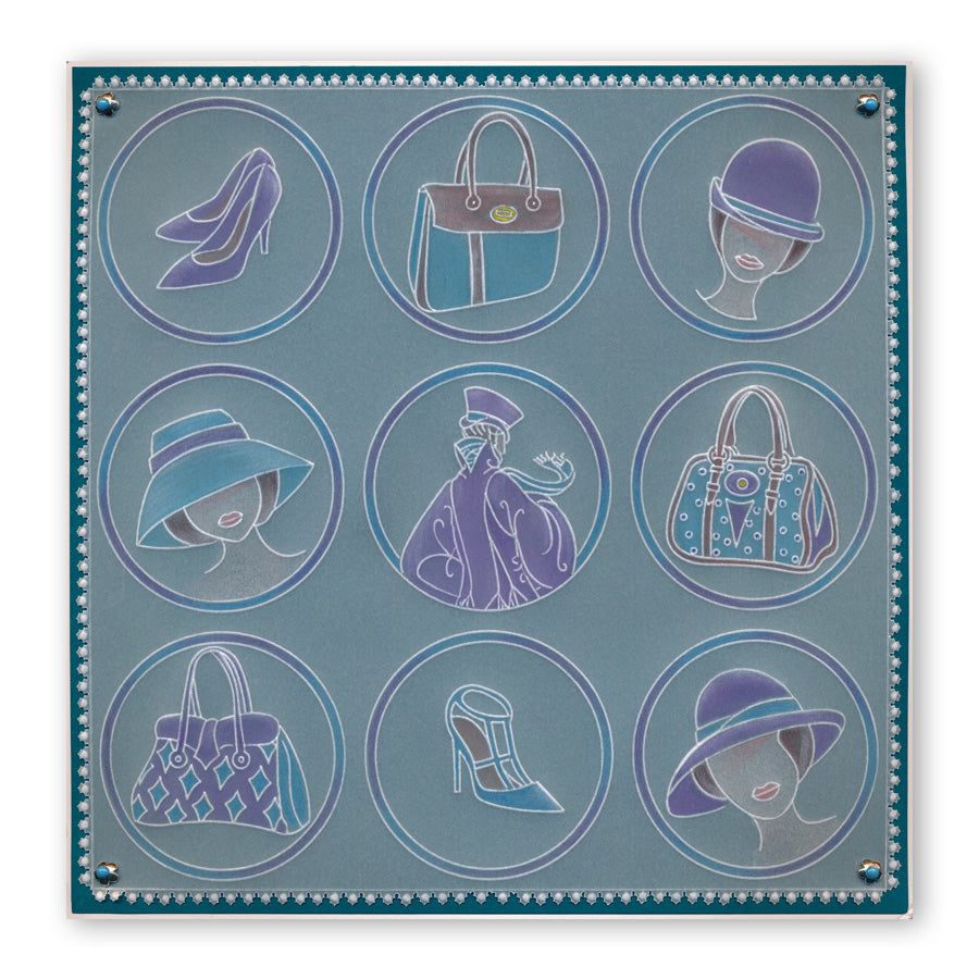 Framework Circles A4 Square Groovi Plate