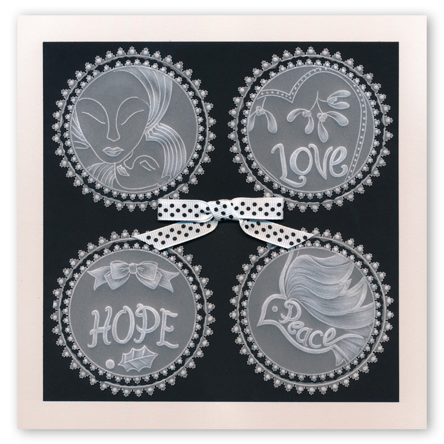 Framework Circles A4 Square Groovi Plate