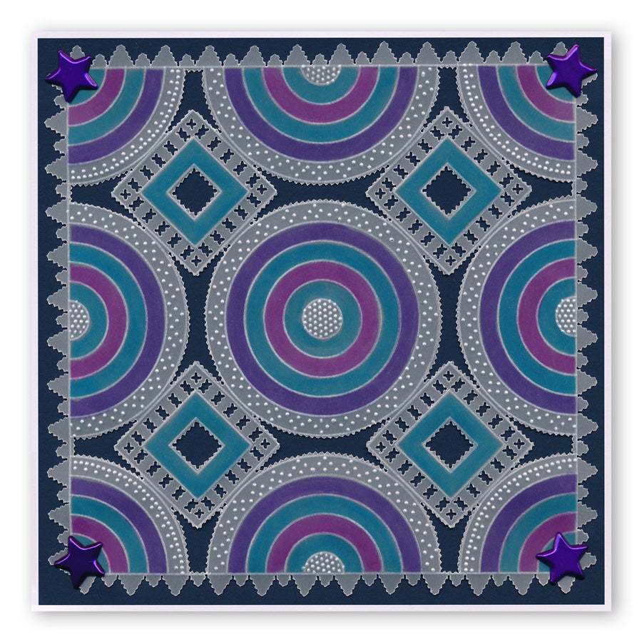 Framework Circles A4 Square Groovi Plate