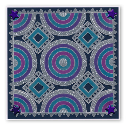 Framework Circles A4 Square Groovi Plate