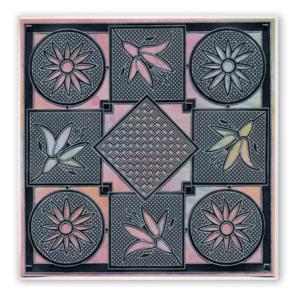 Framework Circles A4 Square Groovi Plate