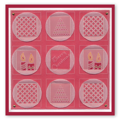 Framework Circles A4 Square Groovi Plate