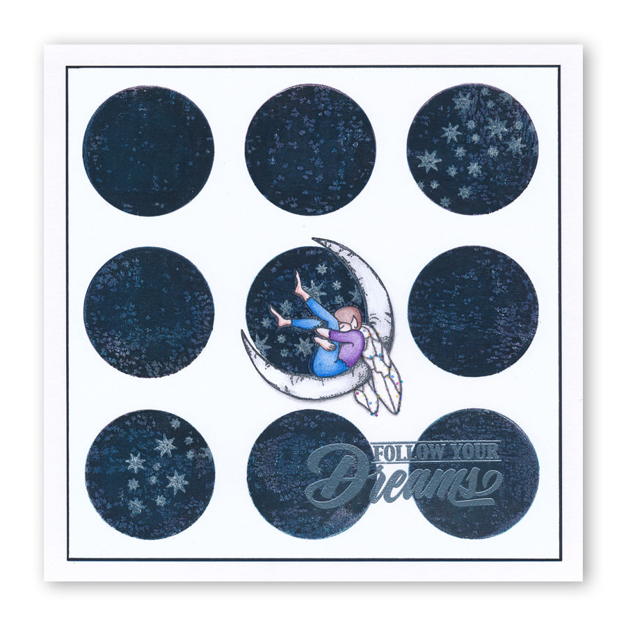 Framework Circles 7" x 7" Stencil