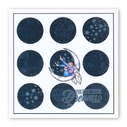 Framework Circles 7" x 7" Stencil