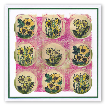 Framework Circles 7" x 7" Stencil