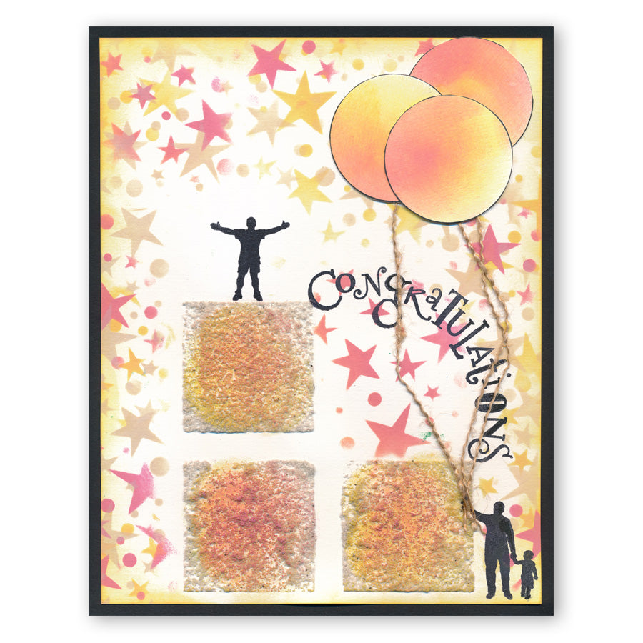 Framework Squares 7" x 7" Stencil