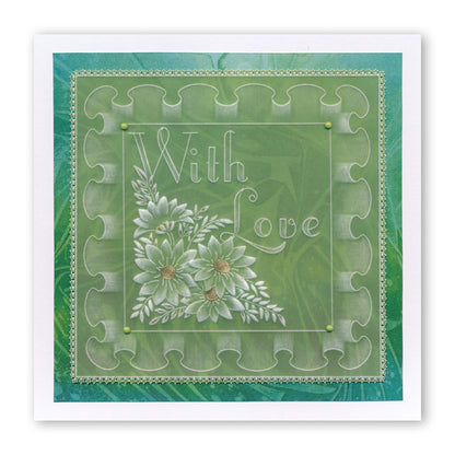Frilly Square & Friends A5 Square Groovi Plate Duo