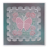 Frilly Square Friends A5 Square Groovi Plate