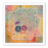 Frilly Square A5 Square Groovi Plate