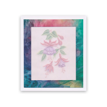 Frosted Floral Overlay Pack - Fuchsia