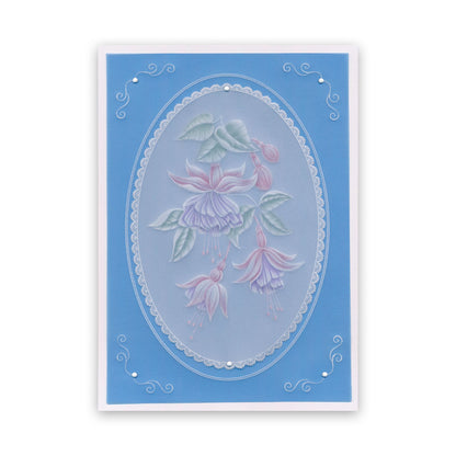 Frosted Floral Overlay Pack - Fuchsia