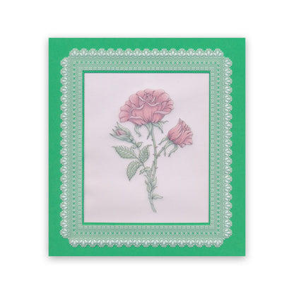 Frosted Floral Overlay Pack - Rose