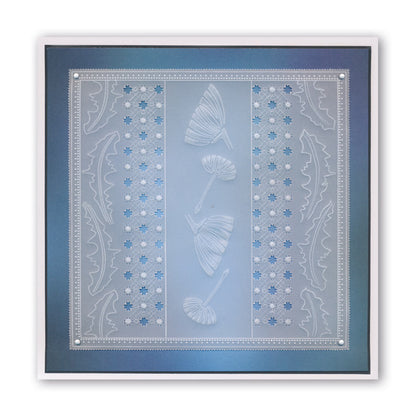 Abstract Dandelions A6 Groovi Plate Set