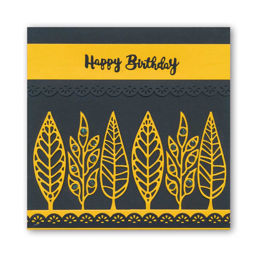 Funky Foliage, Leaves & Trees Aperture Set Clarity Fresh Cut Dies