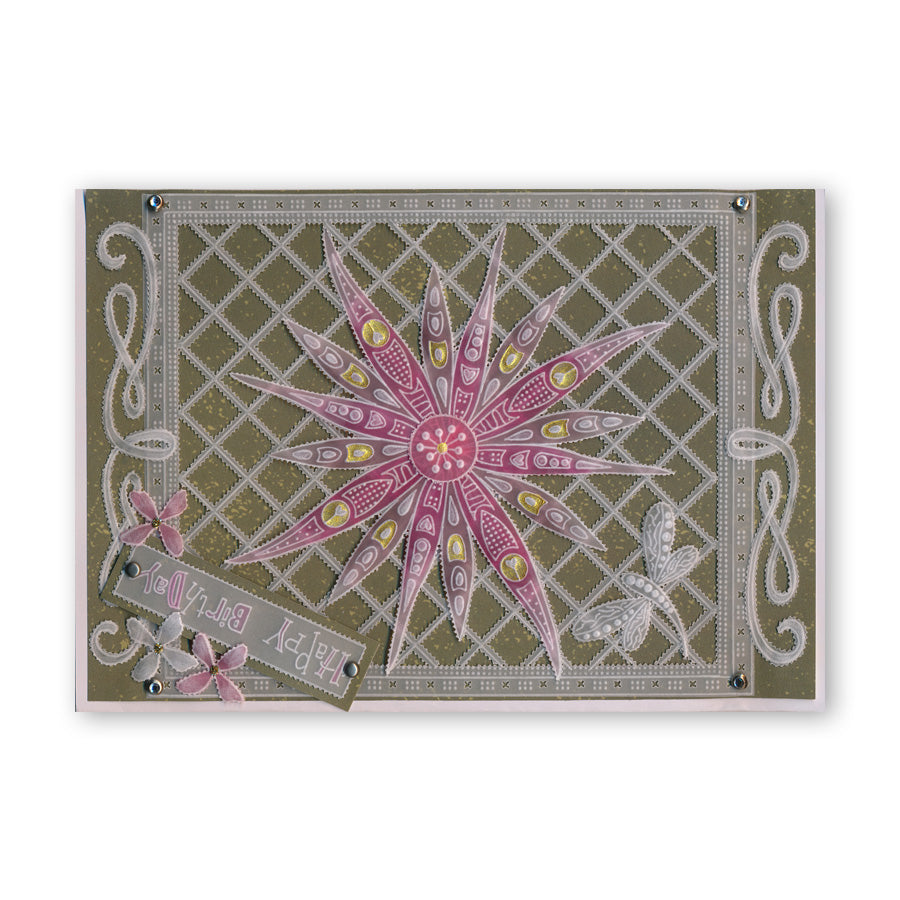 Funky Foliage & Seed Heads A6 Groovi Plate Set