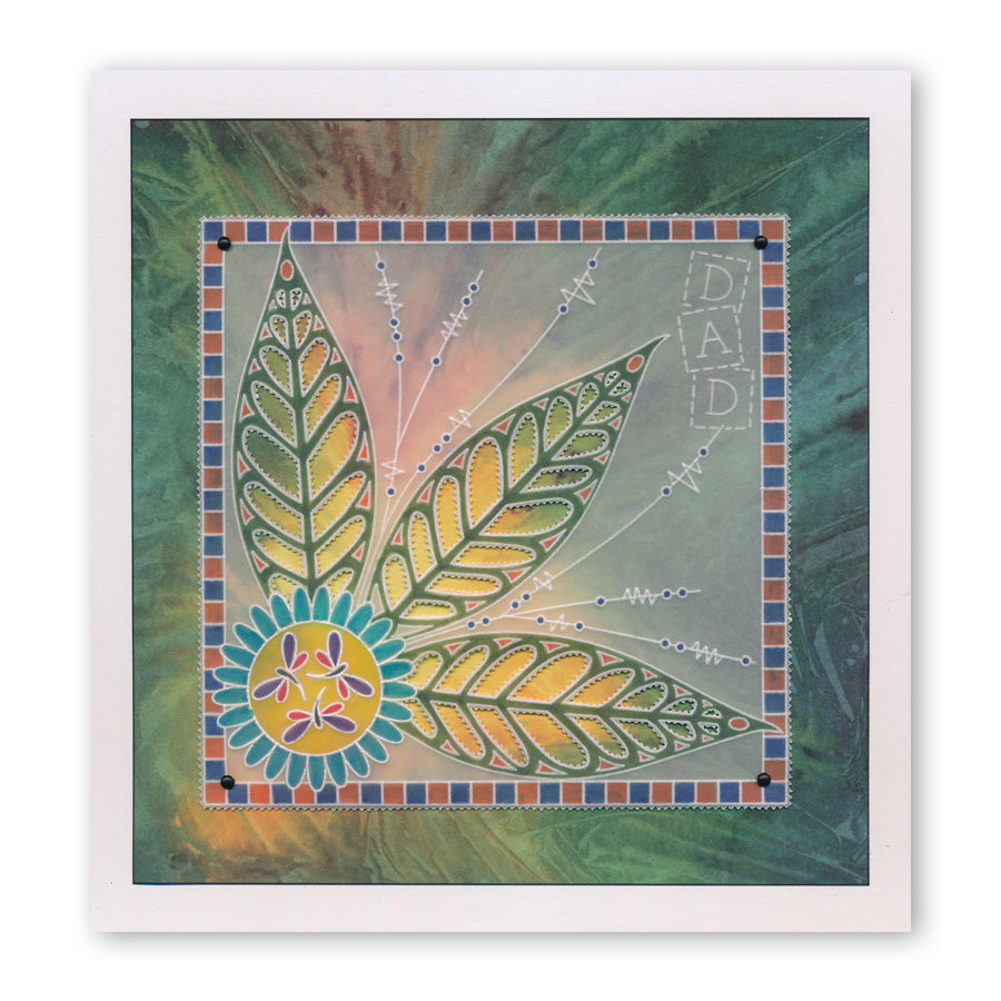 Funky Foliage & Seed Heads A6 Groovi Plate Set