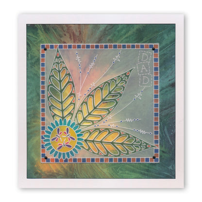 Funky Foliage & Seed Heads A6 Groovi Plate Set