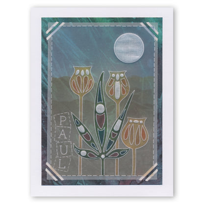 Funky Foliage & Seed Heads A6 Groovi Plate Set